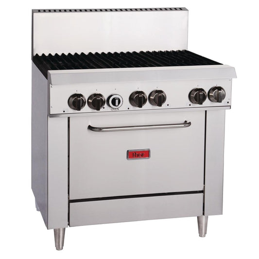 Thor Gas Range 36" with flame failure- NG TR-6F NG • PAS-GH101-N