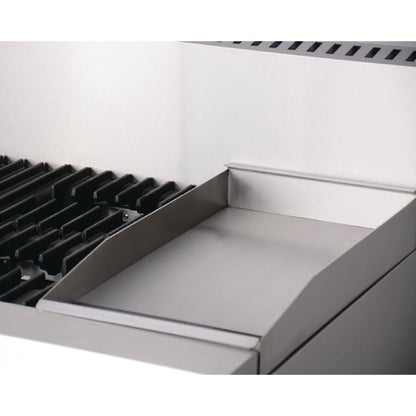 Thor 4 Burner Oven with 12" Griddle with flame failure - NG TR-4F-G12F NG • PAS-GH102-N