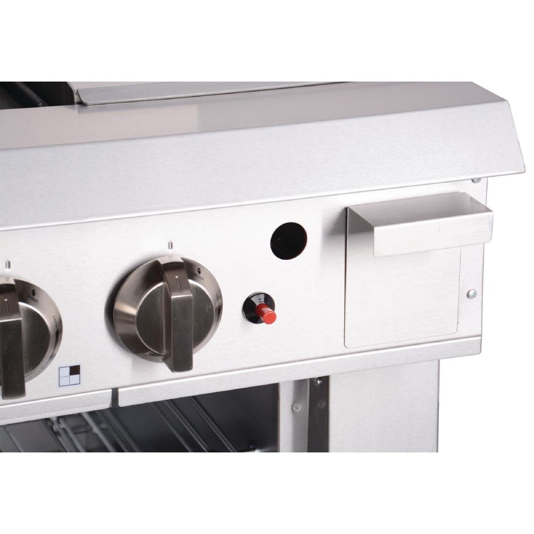 Thor 4 Burner Oven with 12" Griddle with flame failure - LPG TR-4F-G12F LPG • PAS-GH102-P