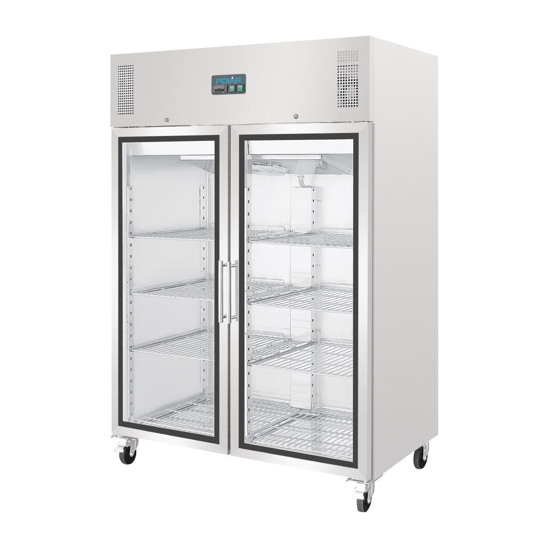 Polar G-Series Gastro Display Glass Door Fridge 1200Ltr • PAS-GH219-A