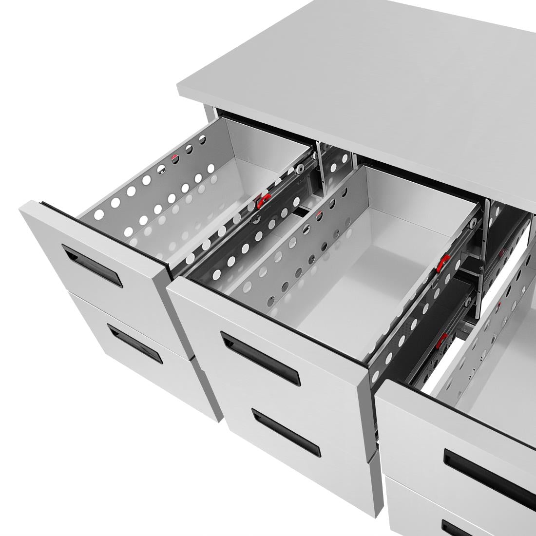 Polar G-Series Six Drawer Counter Fridge • PAS-GH226-A