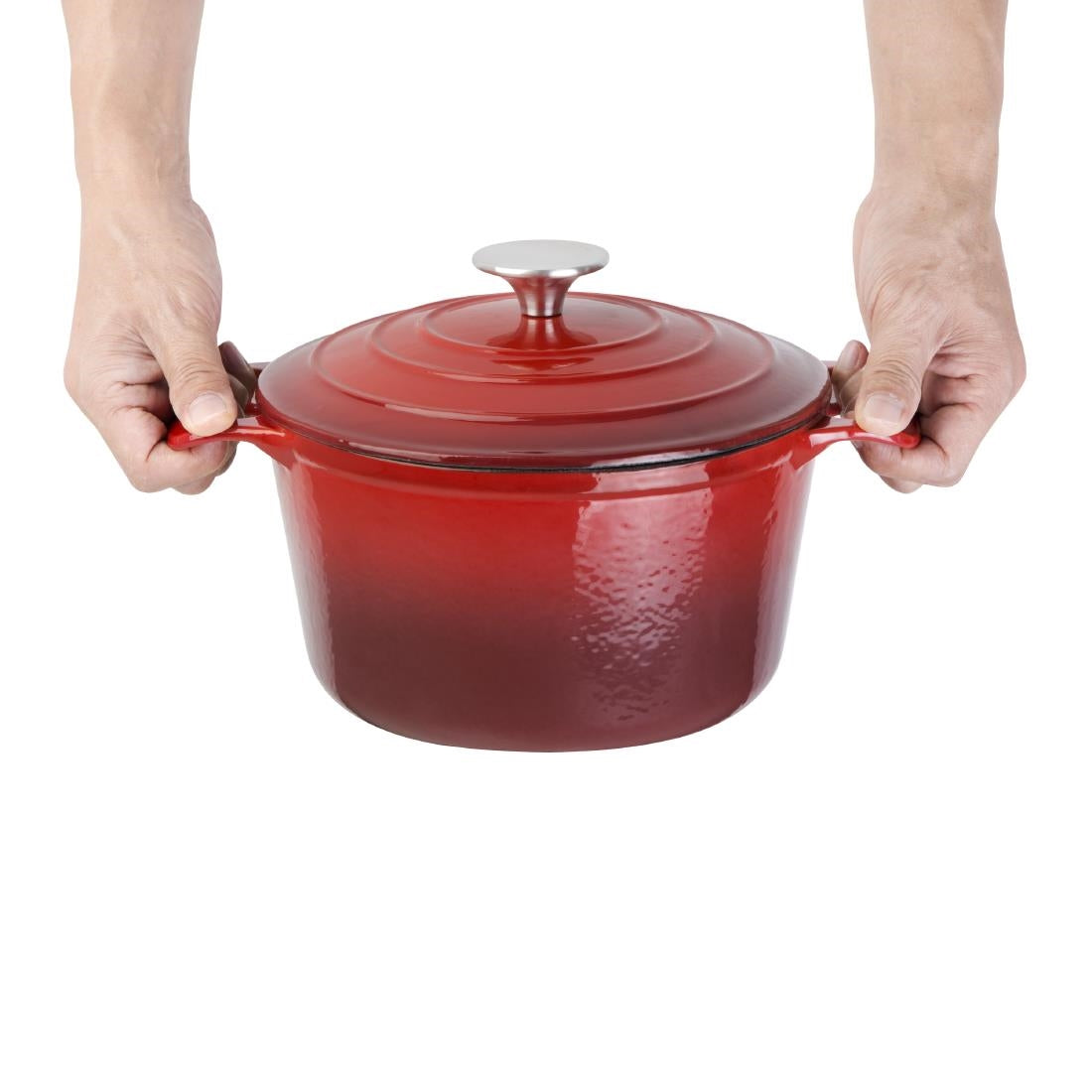 Vogue Red Round Casserole Dish 3.2Ltr • PAS-GH304