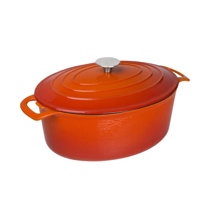 Vogue Orange Oval Casserole Dish 6Ltr • PAS-GH312