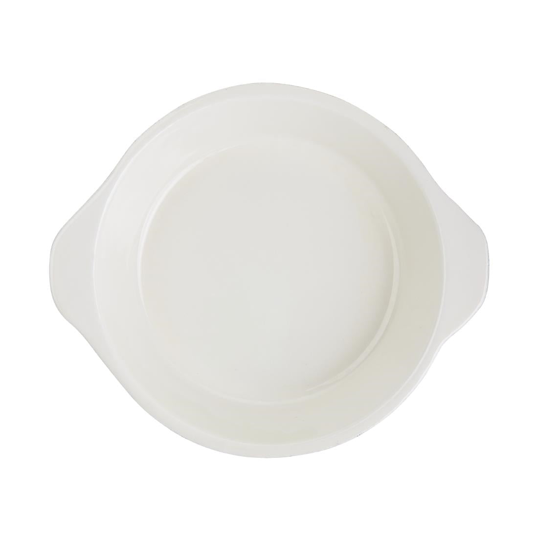 Vogue Orange Round Cast Iron Gratin Dish 400ml • PAS-GH316