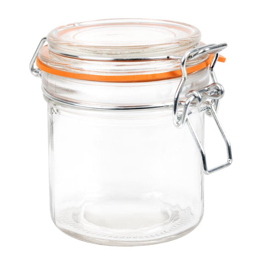 Vogue Clip Top Preserve Jars 285ml (6 Pack) (Capacity: 285ml / 9637oz | Pack of 6) • PAS-GH329