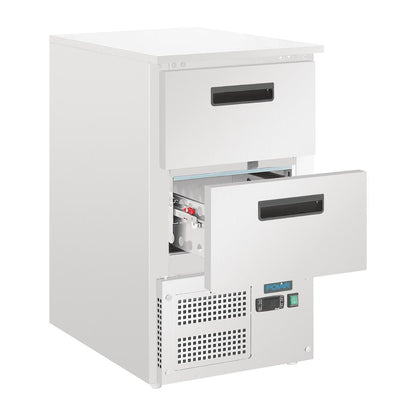 Polar G-Series Counter Fridge with 2 GN Drawers 65Ltr • PAS-GH332-A