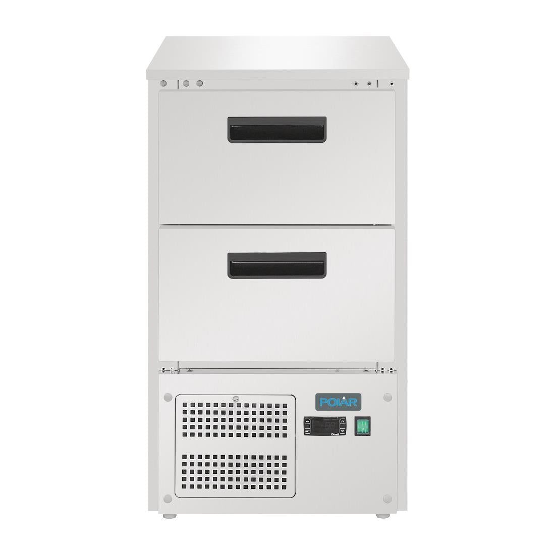 Polar G-Series Counter Fridge with 2 GN Drawers 65Ltr • PAS-GH332-A