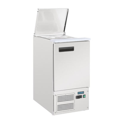 Polar G-Series Single Door Saladette Prep Counter Fridge 109Ltr • PAS-GH333-A