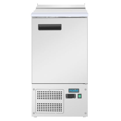 Polar G-Series Single Door Saladette Prep Counter Fridge 109Ltr • PAS-GH333-A