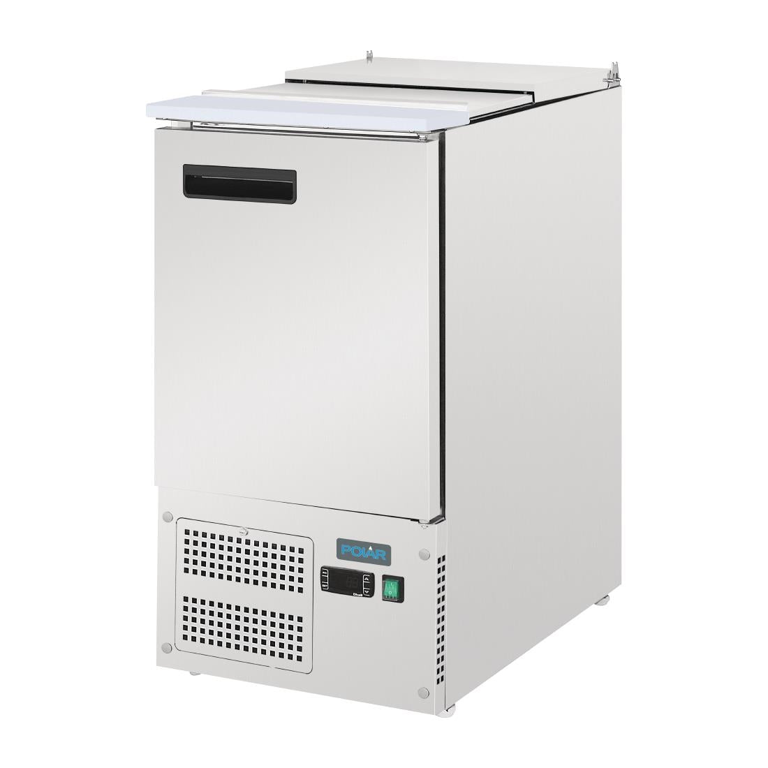 Polar G-Series Single Door Saladette Prep Counter Fridge 109Ltr • PAS-GH333-A
