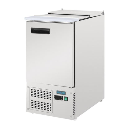 Polar G-Series Single Door Saladette Prep Counter Fridge 109Ltr • PAS-GH333-A