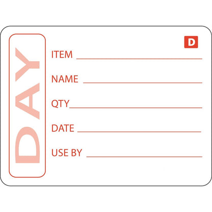Hygiplas Dissolvable Prepared Food Labels (250 Pack) (Pack of 250) • PAS-GH350