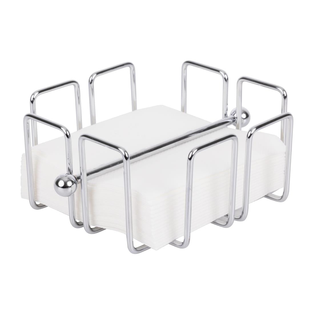 Olympia Cocktail Napkin Holder with Weight 140x140mm • PAS-GH407