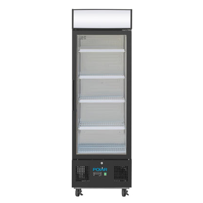 Polar G-Series Upright Display Fridge 218Ltr Black • PAS-GH426-A