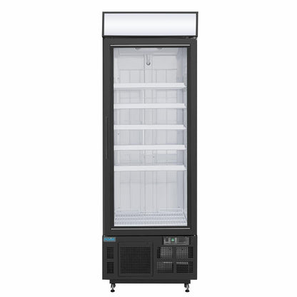 Polar G-Series Upright Display Freezer 412Ltr Black • PAS-GH428-A