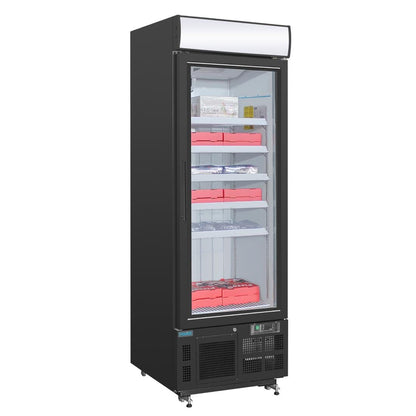 Polar G-Series Upright Display Freezer 412Ltr Black • PAS-GH428-A