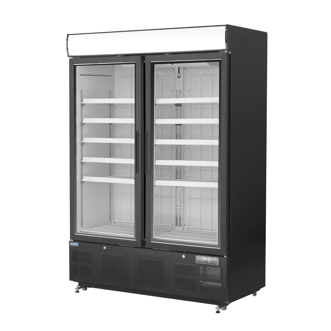 Polar G-Series Upright Display Freezer 920Ltr Black • PAS-GH429-A