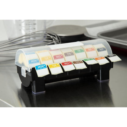 Hygiplas Removable Colour Coded Food Labels with 25mm (1") Dispenser • PAS-GH473