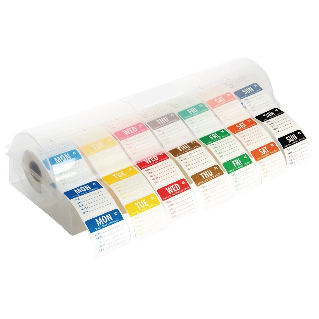 Hygiplas Dissolvable Colour Coded Food Labels with 50mm Dispenser • PAS-GH475