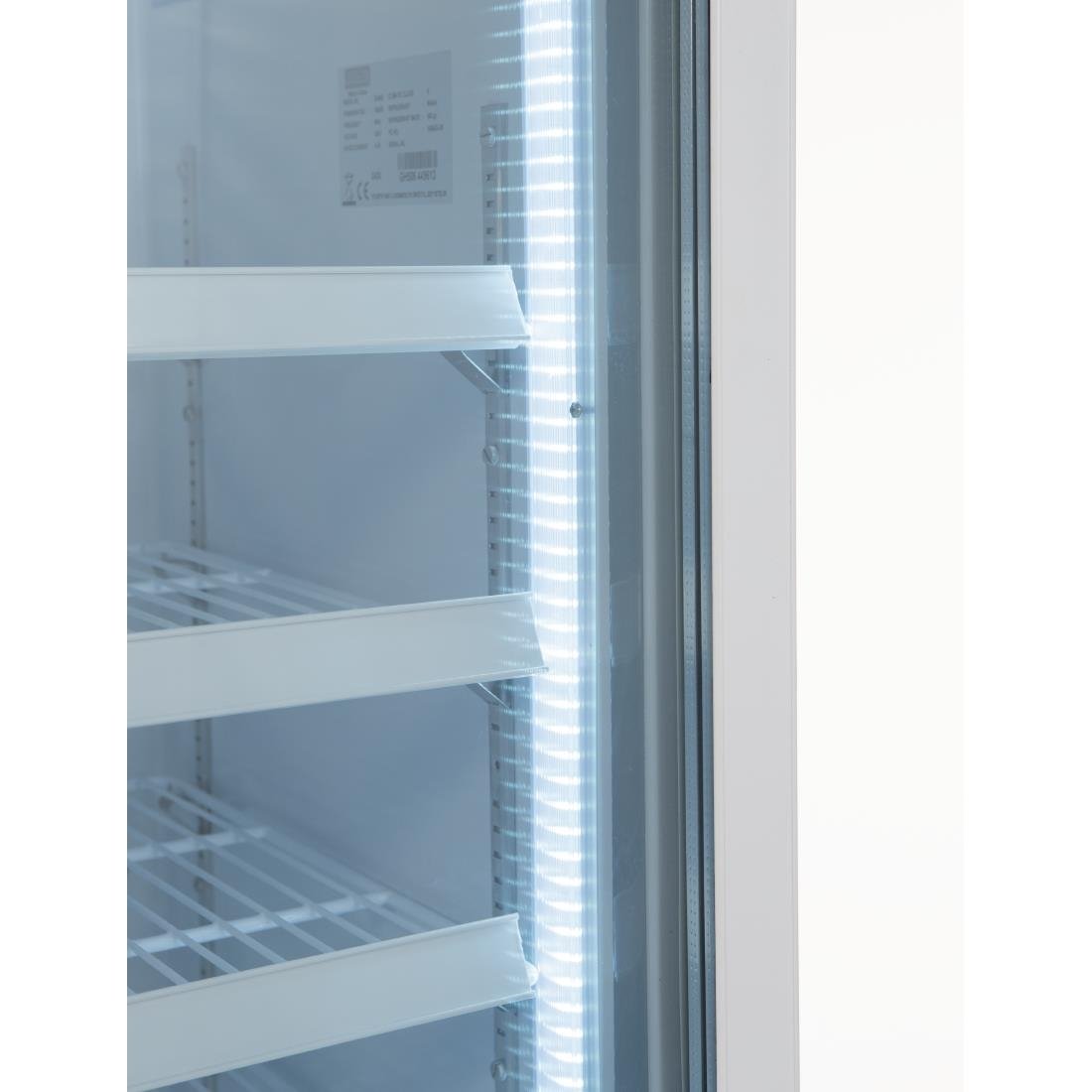 Polar G-Series Upright Display Freezer 412Ltr White • PAS-GH506-A