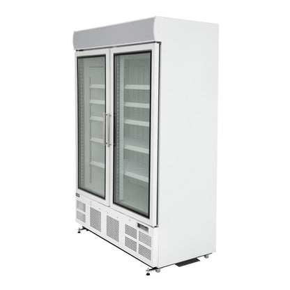 Polar G-Series Upright Display Freezer 920Ltr White • PAS-GH507-A