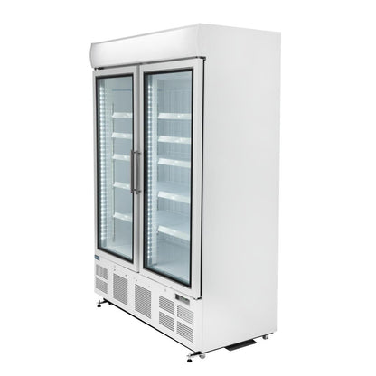 Polar G-Series Upright Display Freezer 920Ltr White • PAS-GH507-A