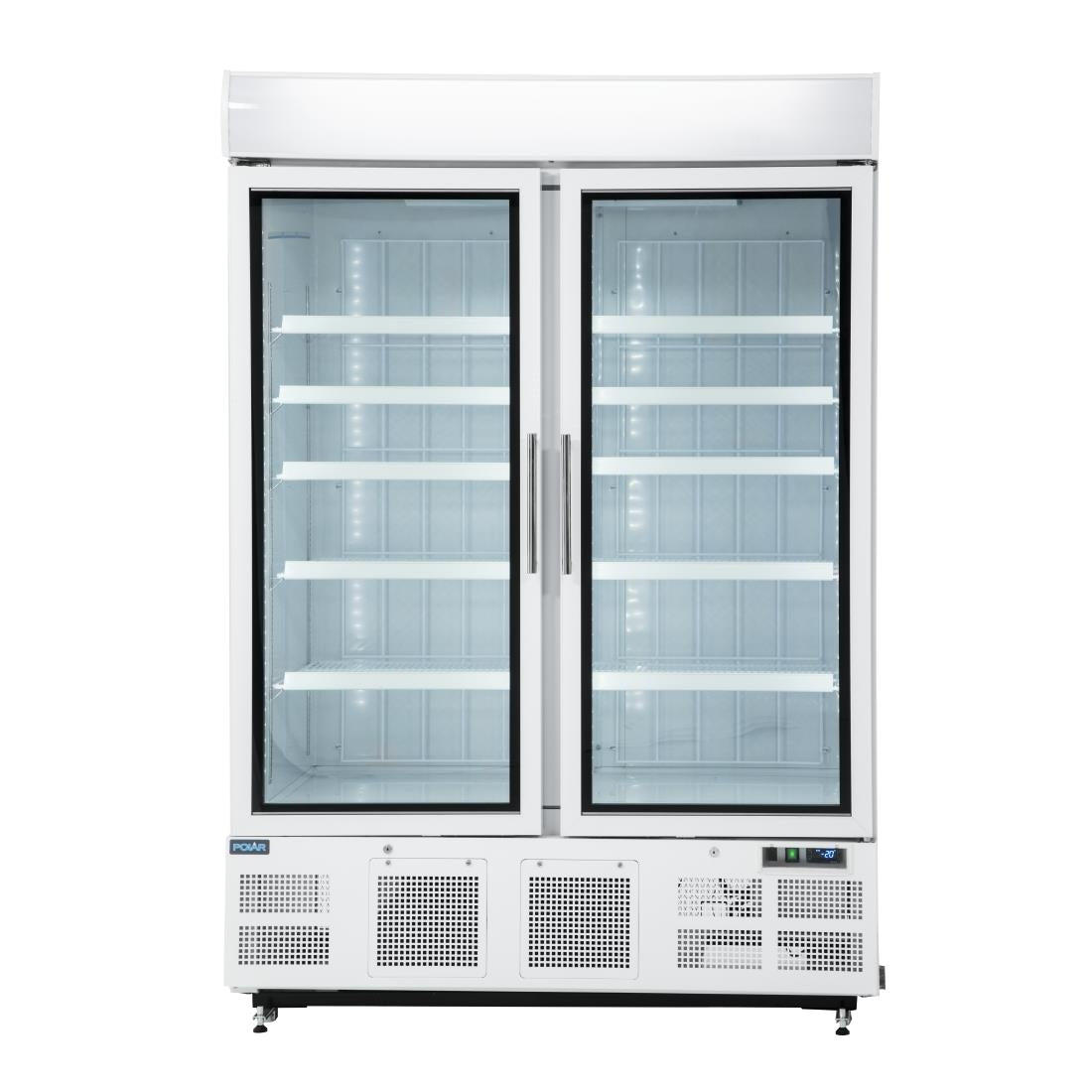 Polar G-Series Upright Display Freezer 920Ltr White • PAS-GH507-A