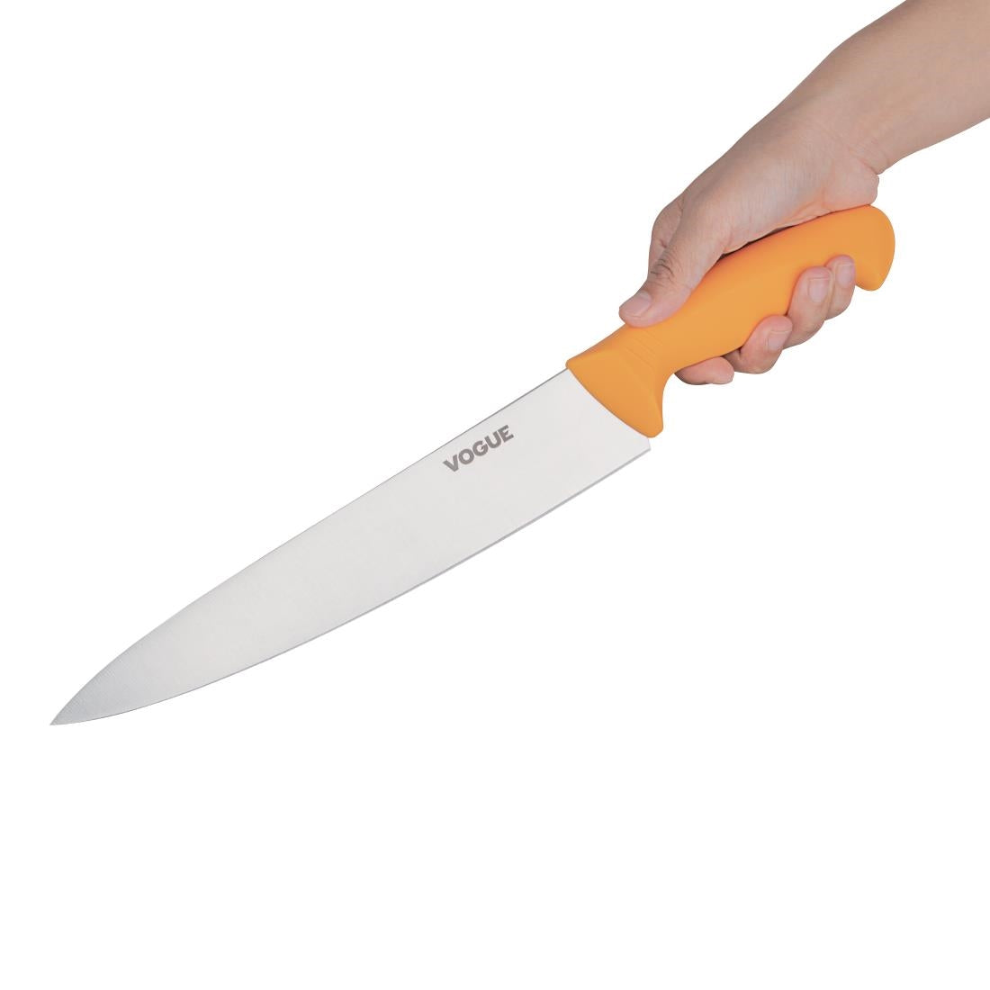 Vogue Soft Grip Pro Chef Knife Yellow 25.5cm • PAS-GH527