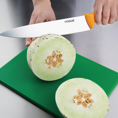 Vogue Soft Grip Pro Chef Knife Yellow 25.5cm • PAS-GH527