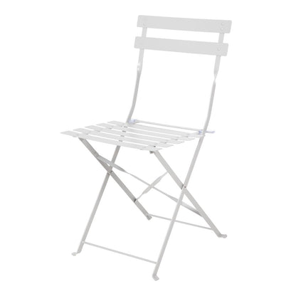 Bolero Grey Pavement Style Steel Folding Chairs (2 Pack) • PAS-GH551