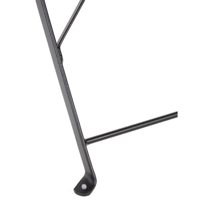 Bolero Black Pavement Style Steel Folding Chairs (Pack of 2) • PAS-GH553