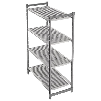 Cambro Camshelving Basics Plus 4 Tier Shelving Starter Unit - 1830x1220x460mm • PAS-GH618