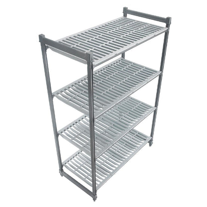 Cambro Camshelving Basics Plus 4 Tier Shelving Starter Unit - 1830x1220x460mm • PAS-GH618
