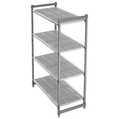 Cambro Camshelving Basics Plus 4 Tier Shelving Starter Unit - 1830x1220x460mm • PAS-GH618