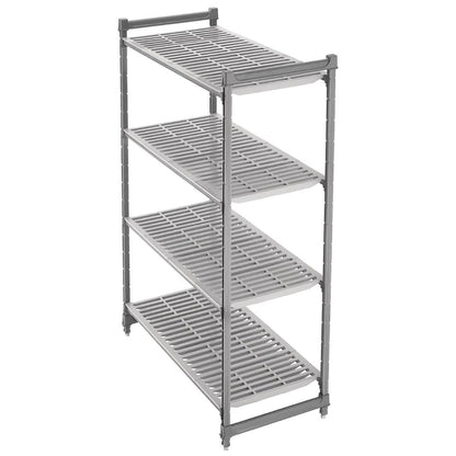 Cambro Camshelving Basics Plus 4 Tier Shelving Starter Unit - 1830x1525x460mm • PAS-GH619