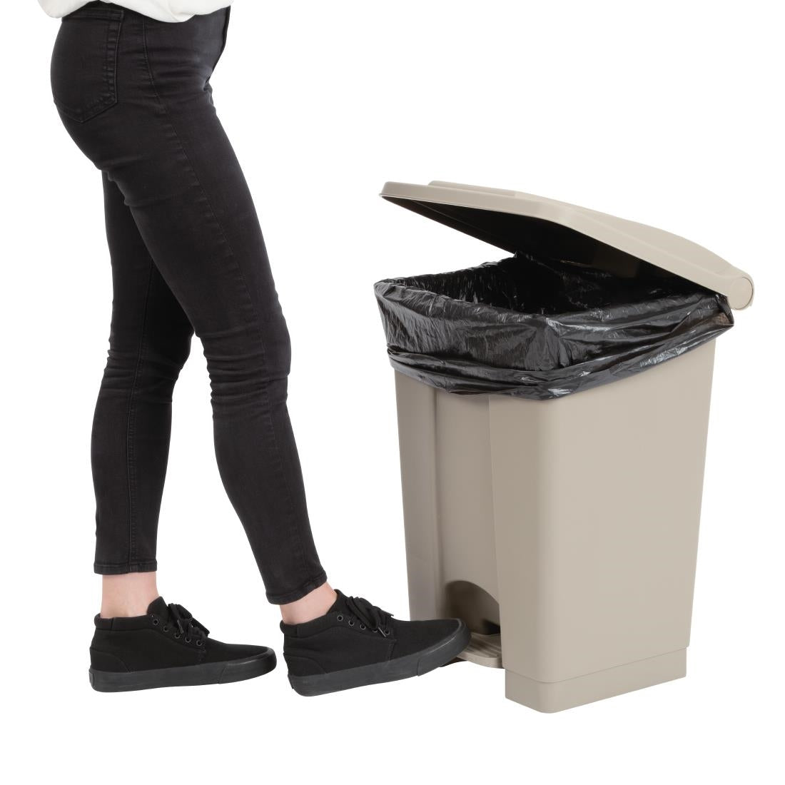 Jantex Pedal Bin Beige 45Ltr • PAS-GH637