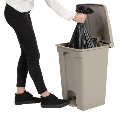 Jantex Pedal Bin Beige 45Ltr • PAS-GH637