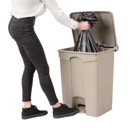 Jantex Pedal Bin Beige 65Ltr • PAS-GH638