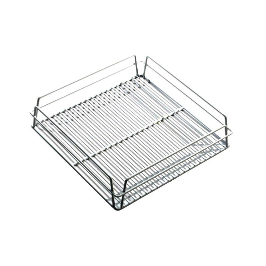 Ken Hands Glass Racks Baskets with Open Interior White • PAS-GH688