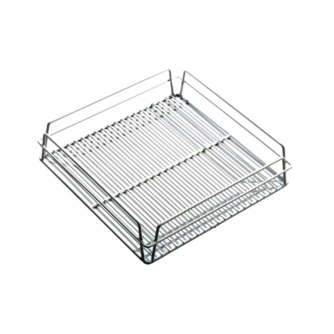 KH Glass Racks Baskets with Open Interior White • PAS-GH688