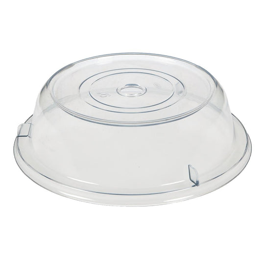 KH Healthcare Clear Plastic Plate Cover (12 Pack) (Size: 240(Ø)mm | Pack of 12) • PAS-GH728