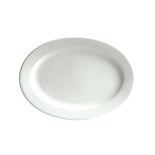 Australian Fine China Bistro Oval Plates 355mm (355mm. Pack quantity: 12) • PAS-GH764