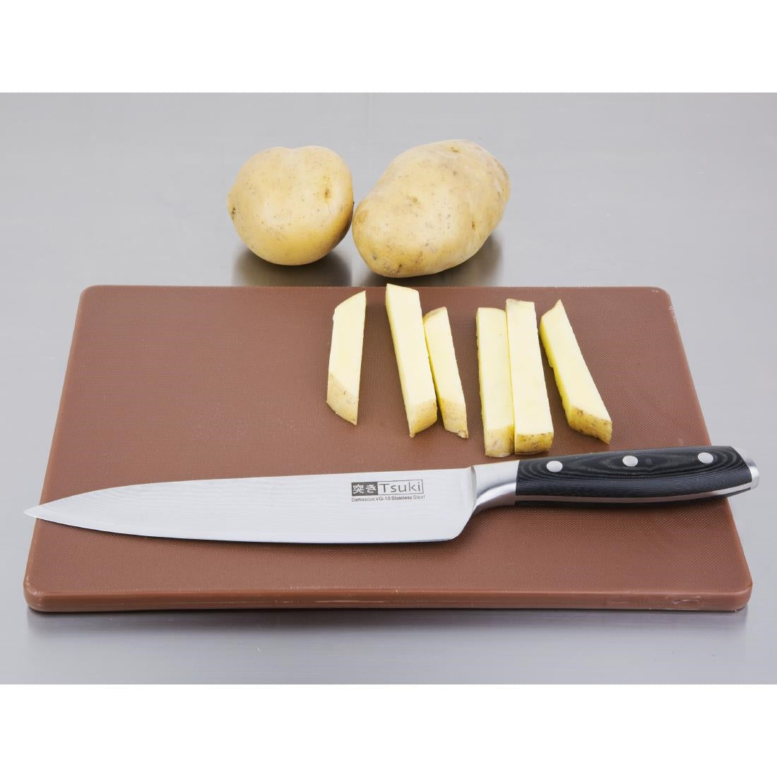 Hygiplas Low Density Chopping Board Brown - 305x229x12mm • PAS-GH792