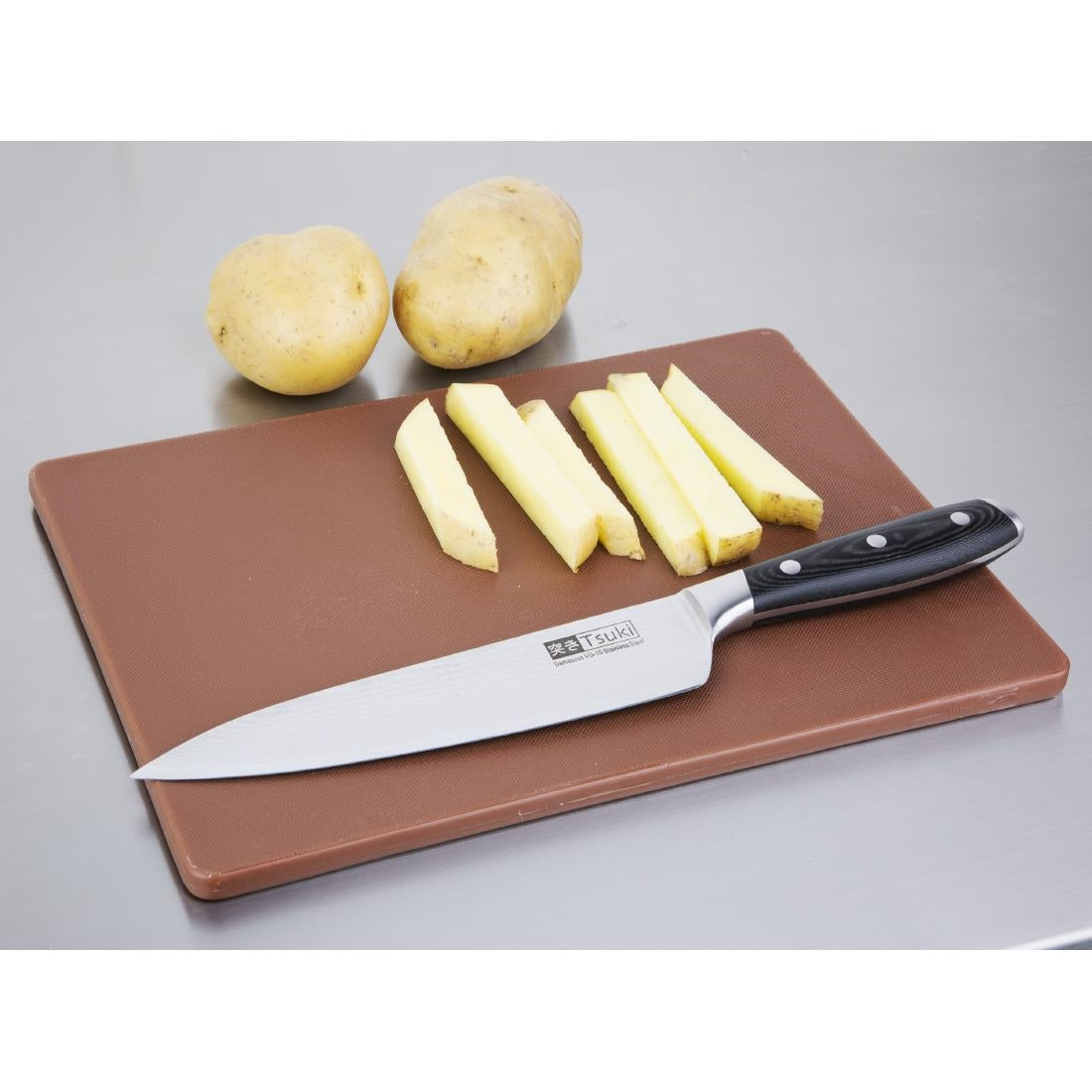 Hygiplas Low Density Chopping Board Brown - 305x229x12mm • PAS-GH792
