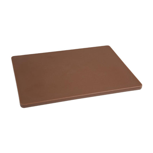 Hygiplas Low Density Chopping Board Brown - 305x229x12mm • PAS-GH792