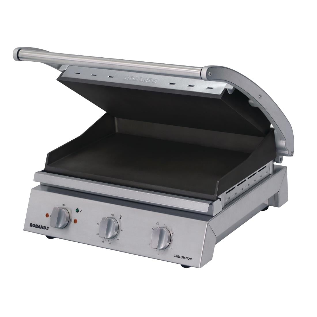 Roband 8 Slice Grill Station Smooth Plates 2300w Non-Stick GSA810ST • PAS-GH844