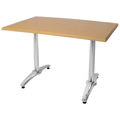 Bolero Aluminium Twin Leg Table Base (2 Pack) (Pack of 2) • PAS-GH985