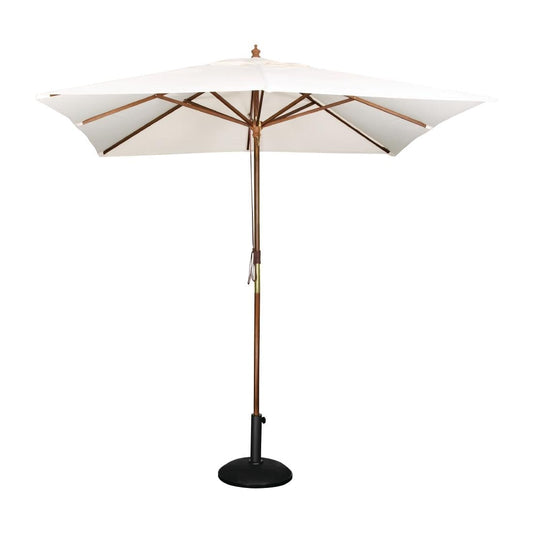 Bolero Square Outdoor Umbrella 2.5m Cream • PAS-GH988