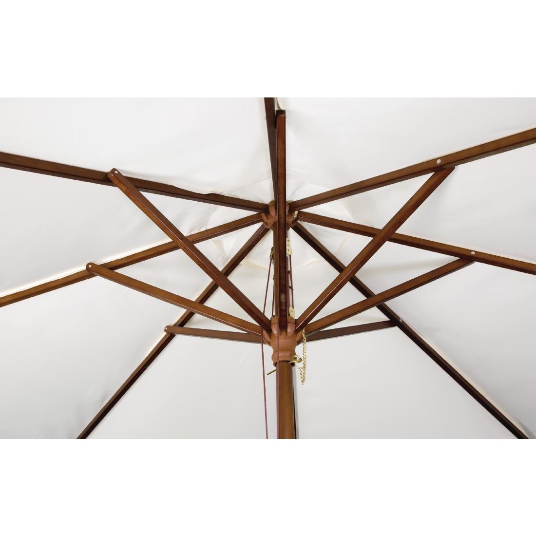 Bolero Square Outdoor Umbrella 2.5m Cream • PAS-GH988