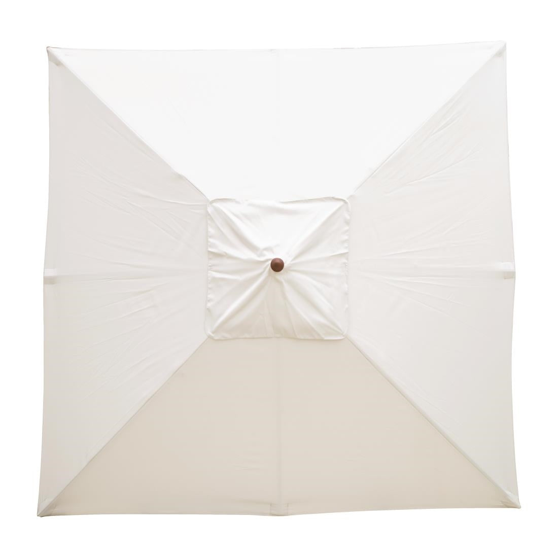 Bolero Square Outdoor Umbrella 2.5m Cream • PAS-GH988